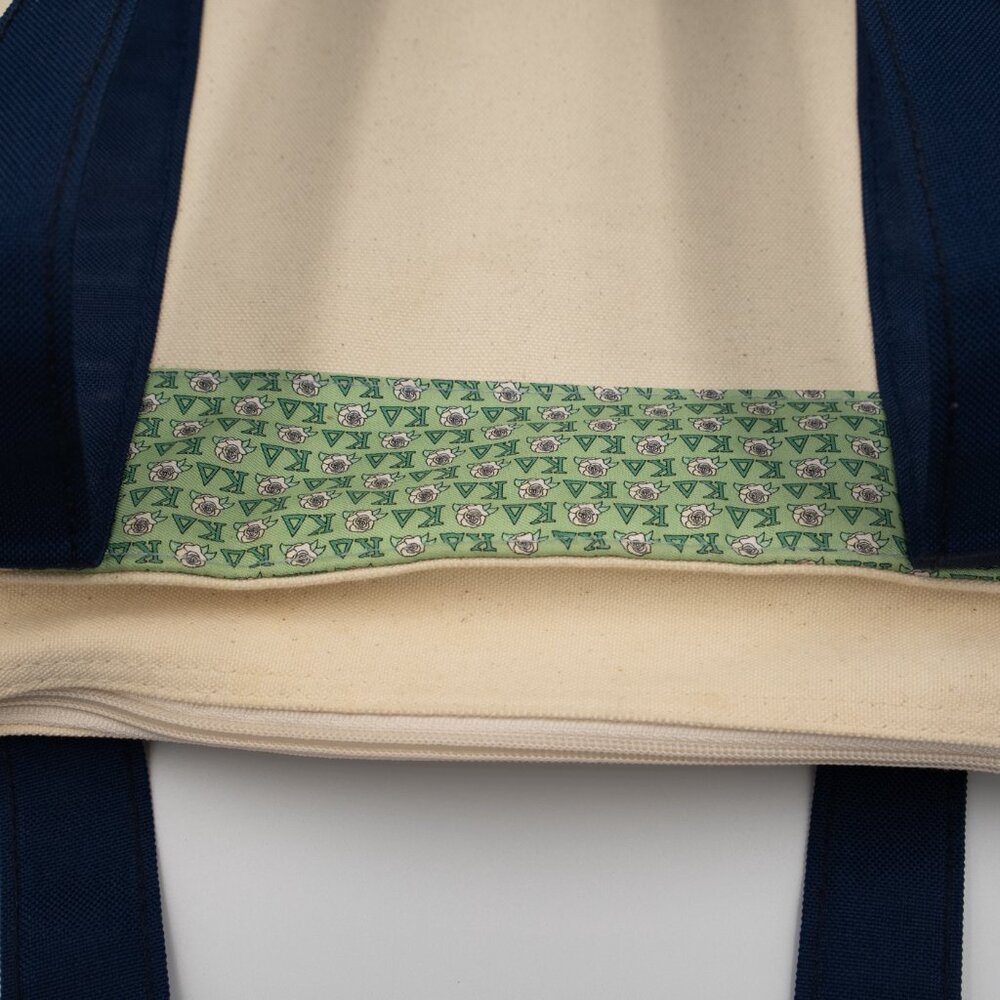 Vintage Vineyard Vines Kappa Delta Canvas Tote | Custom Collection | 2000s - Picture 10 of 15